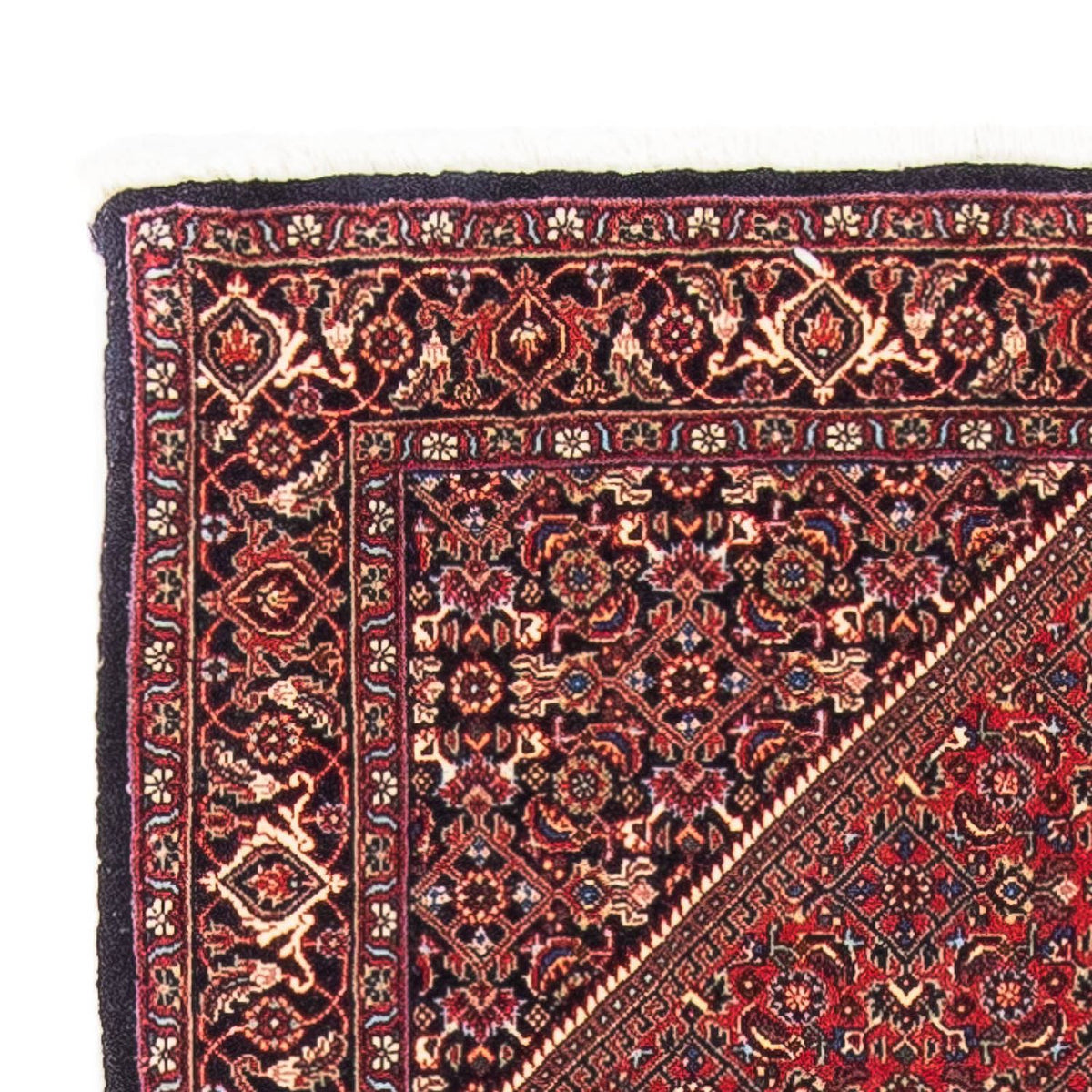 Alfombra persa - Bidjar - 148 x 81 cm - rojo