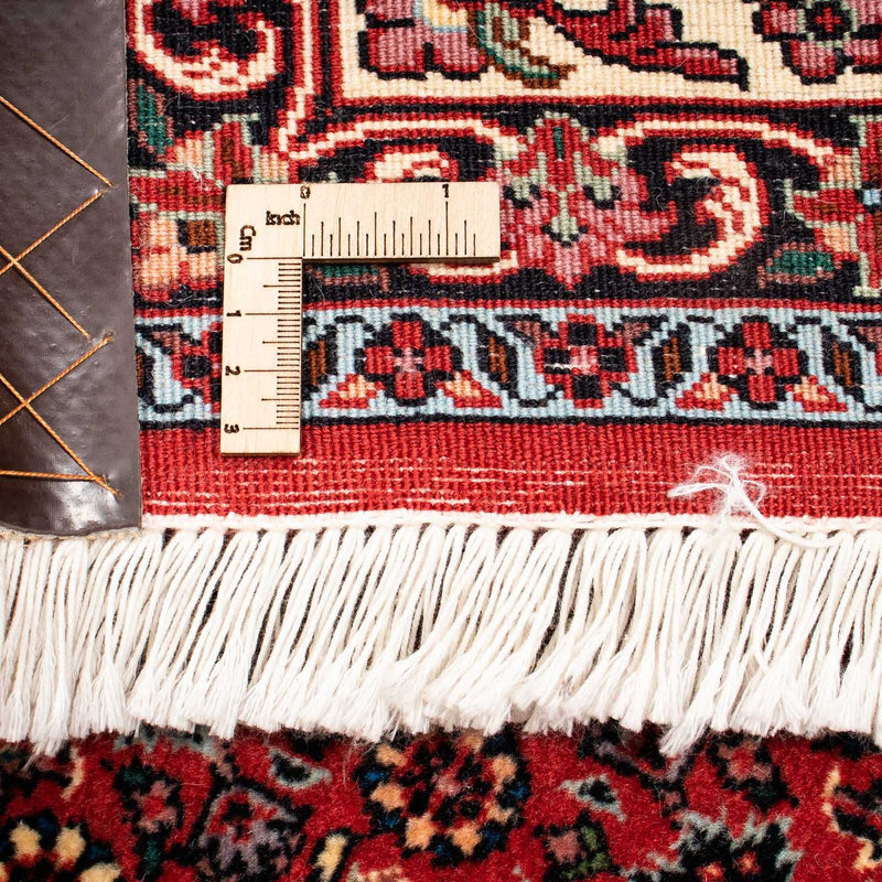 Alfombra persa - Bidjar - 272 x 204 cm - rojo oscuro