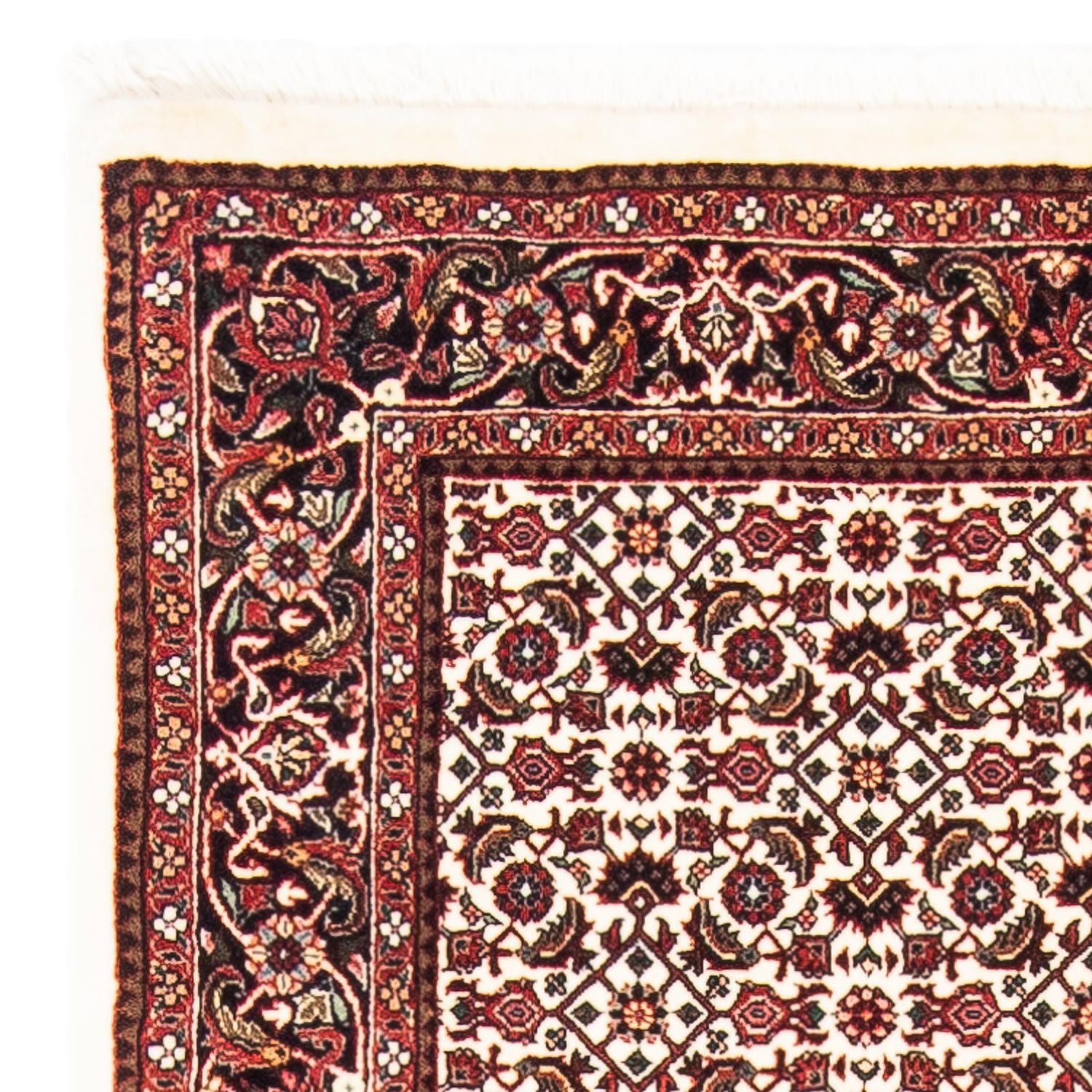Alfombra persa - Bidjar - 141 x 90 cm - beige
