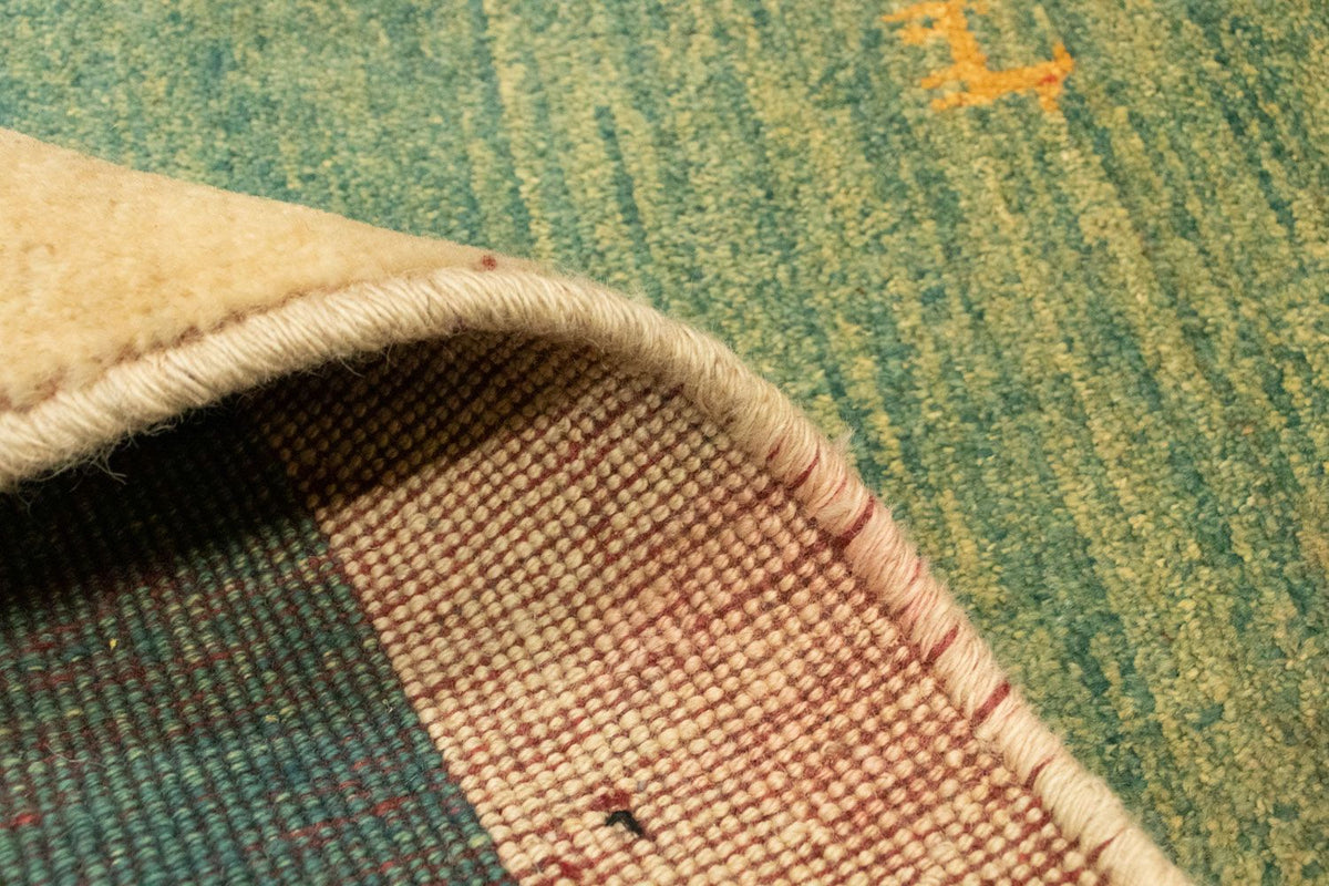 Alfombra Gabbeh - Persa - 125 x 87 cm - verde