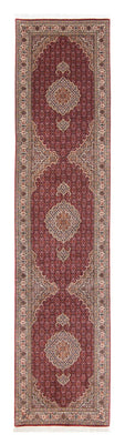 Alfombra de pasillo Alfombra persa - Tabriz - 351 x 83 cm - rojo oscuro