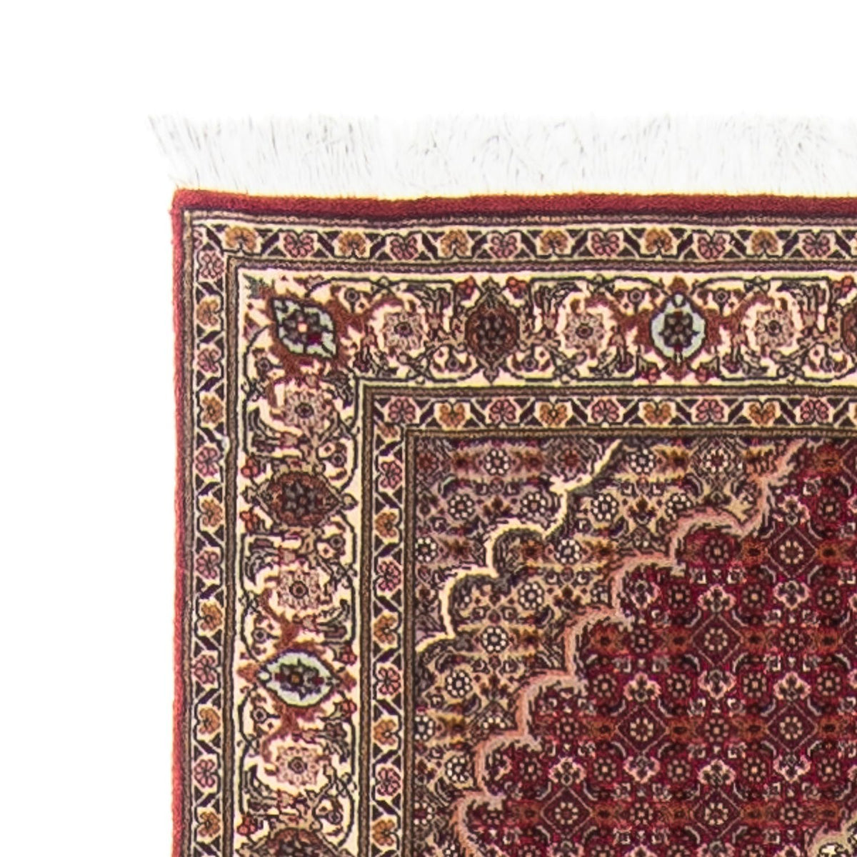 Alfombra de pasillo Alfombra persa - Tabriz - 351 x 83 cm - rojo oscuro