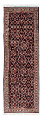 Alfombra de pasillo Alfombra persa - Tabriz - 210 x 75 cm - azul oscuro