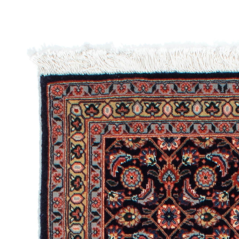 Alfombra de pasillo Alfombra persa - Tabriz - 210 x 75 cm - azul oscuro