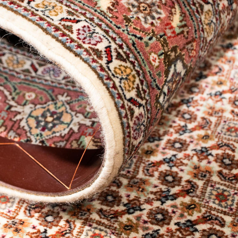 Alfombra de pasillo Alfombra persa - Tabriz - 302 x 85 cm - marrón claro