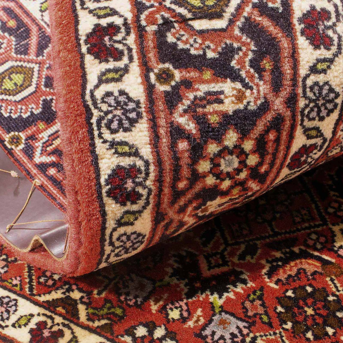 Alfombra persa - Bidjar - 148 x 84 cm - rojo