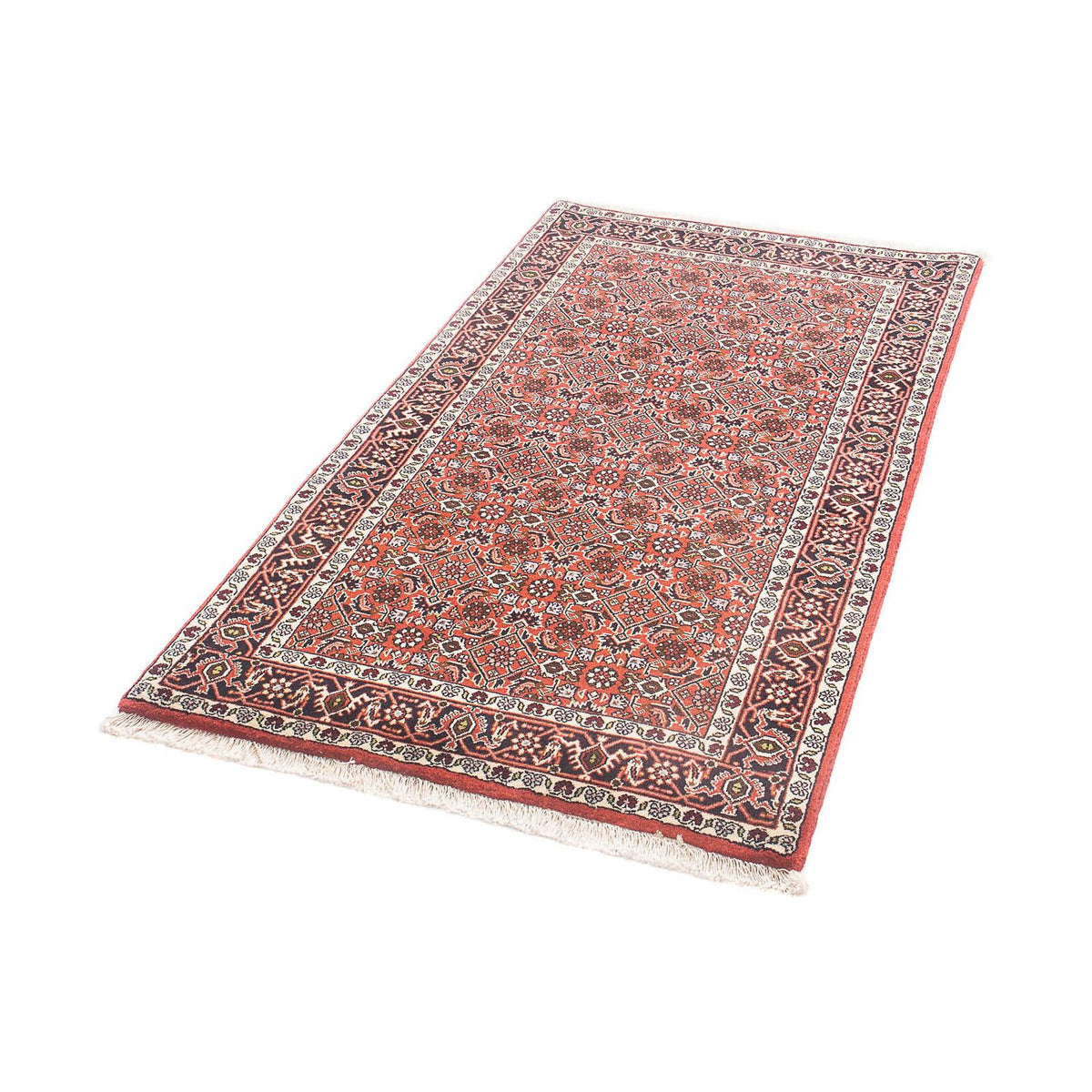 Alfombra persa - Bidjar - 148 x 84 cm - rojo
