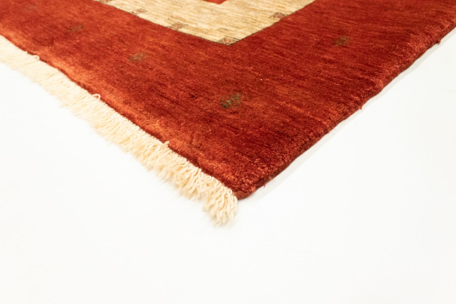 Alfombra Gabbeh - Loribaft Persa - 215 x 180 cm - rojo