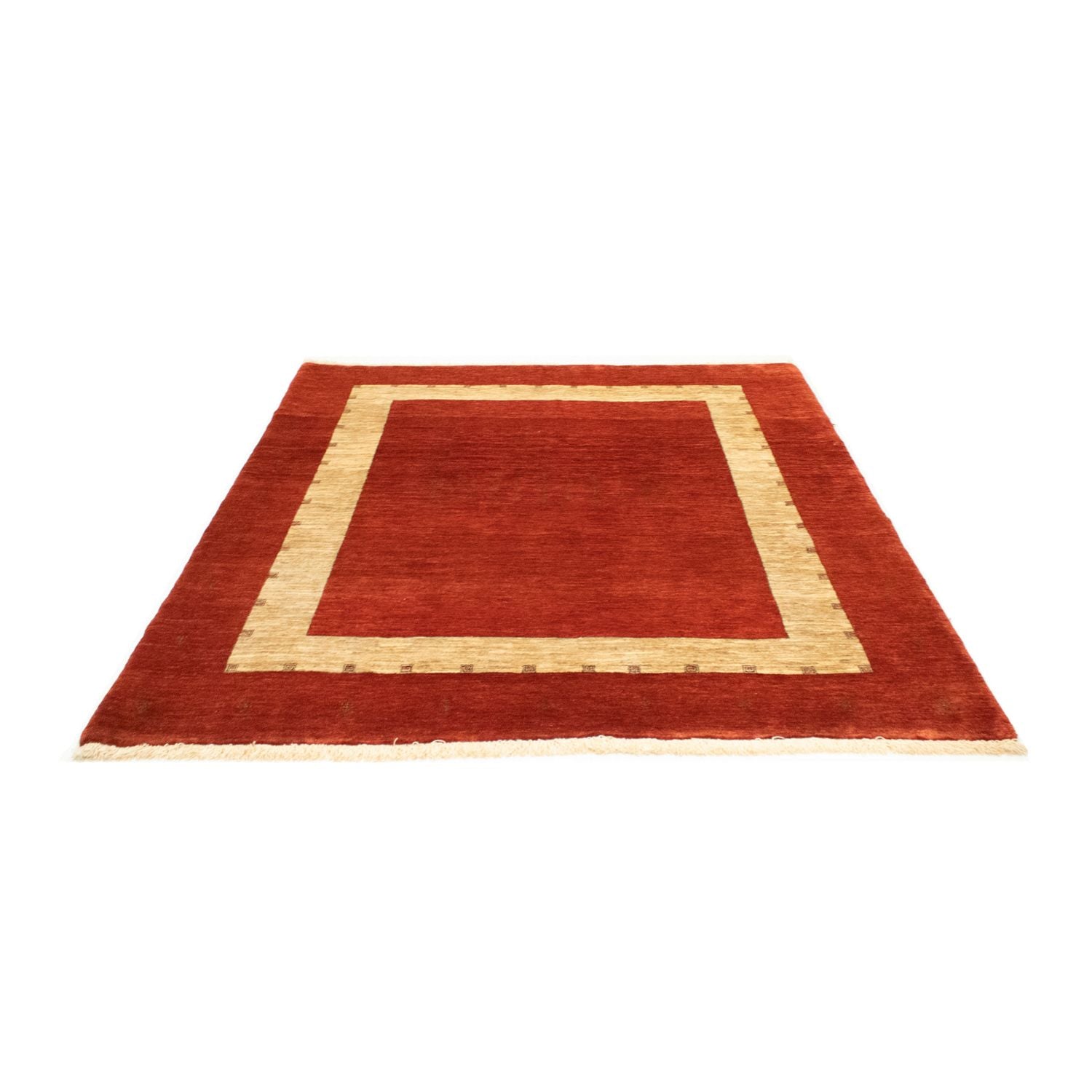 Alfombra Gabbeh - Loribaft Persa - 215 x 180 cm - rojo