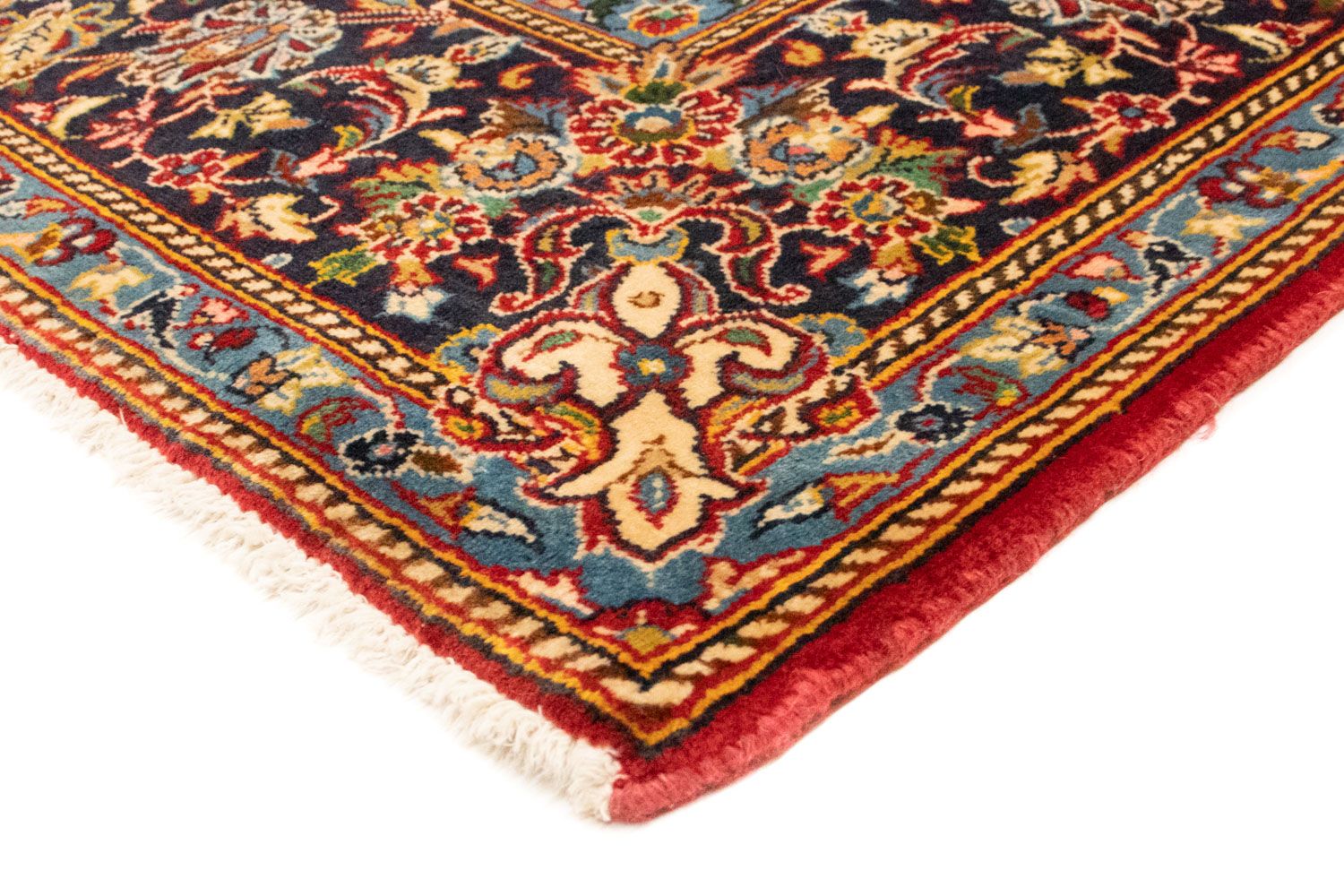 Alfombra persa - Keshan - 218 x 140 cm - rojo