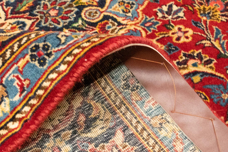 Alfombra persa - Keshan - 218 x 140 cm - rojo
