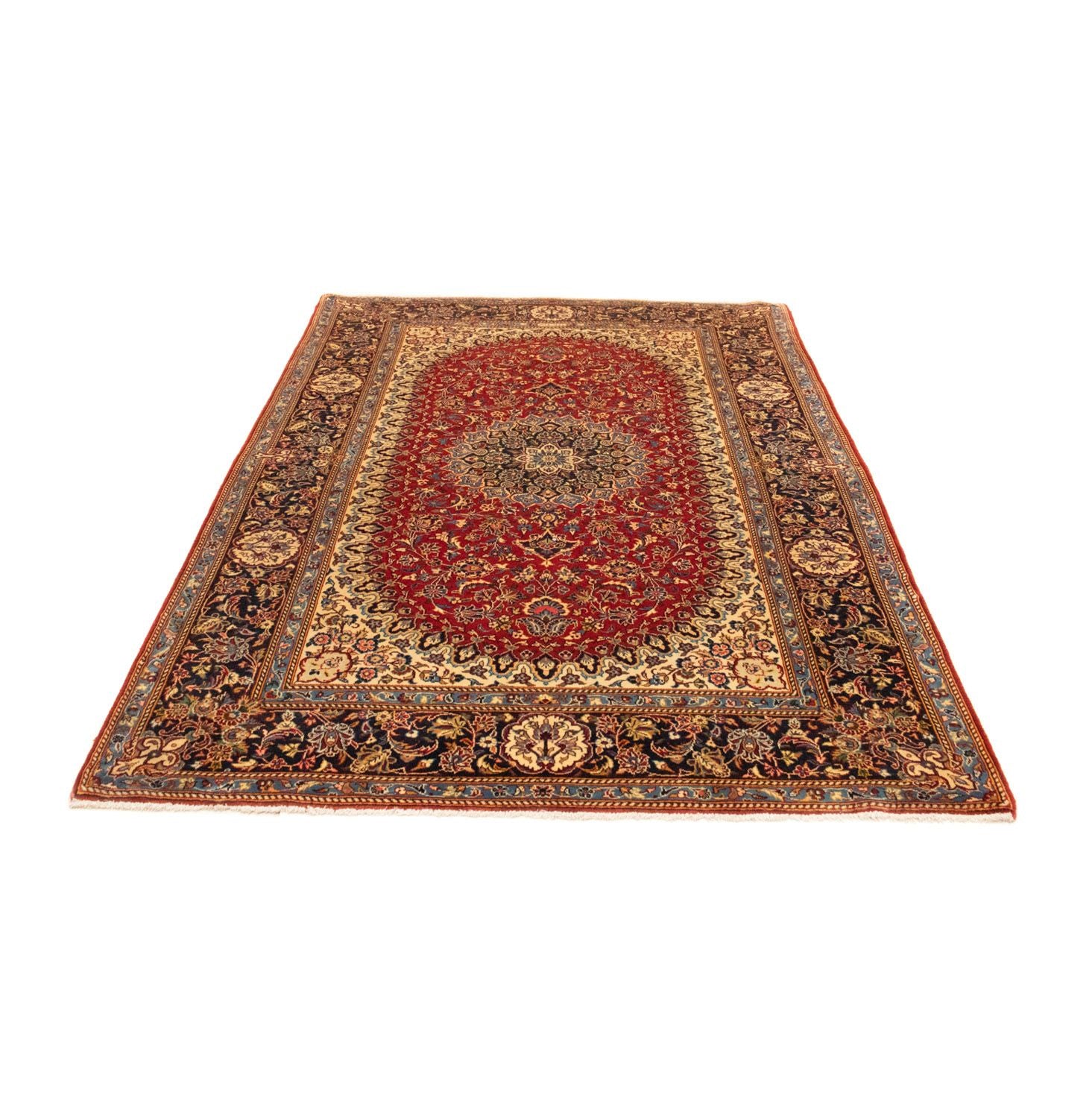 Alfombra persa - Keshan - 218 x 140 cm - rojo