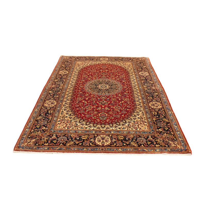 Alfombra persa - Keshan - 218 x 140 cm - rojo