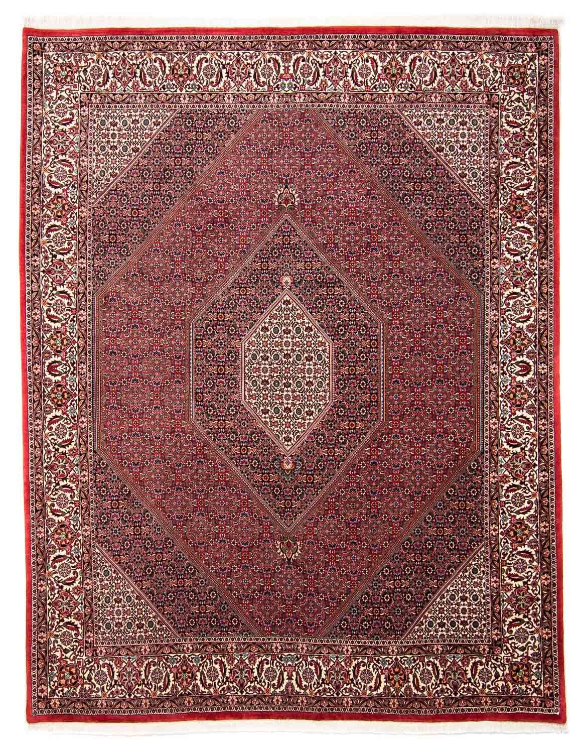 Alfombra persa - Bidjar - 298 x 258 cm - rojo