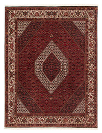 Alfombra persa - Bidjar - 250 x 200 cm - rojo oscuro