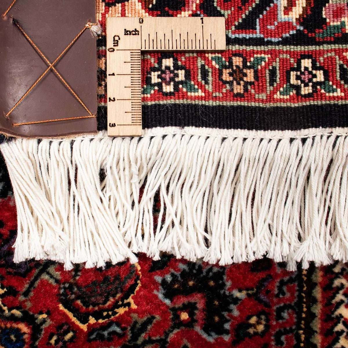 Alfombra persa - Bidjar - 250 x 200 cm - rojo oscuro