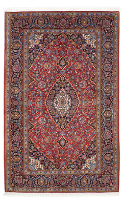 Alfombra persa - Keshan - 216 x 142 cm - rojo