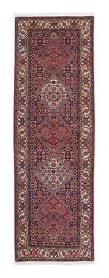 Alfombra de pasillo Alfombra persa - Bidjar - 258 x 83 cm - rojo claro