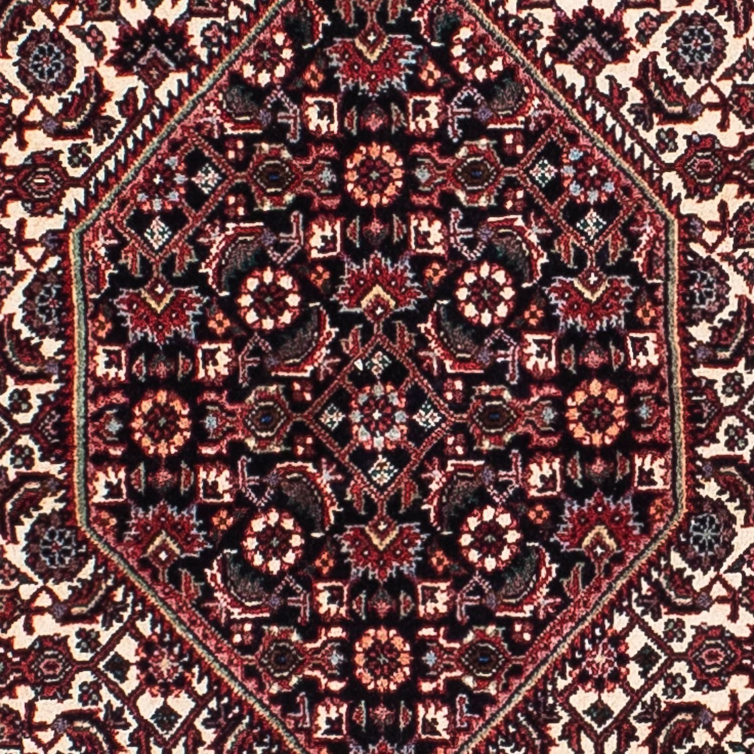 Alfombra persa - Bidjar - 200 x 131 cm - azul oscuro