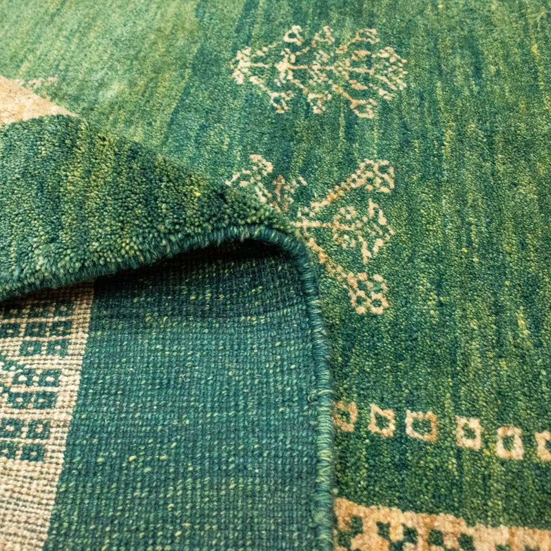 Alfombra Gabbeh - Persa - 188 x 151 cm - verde