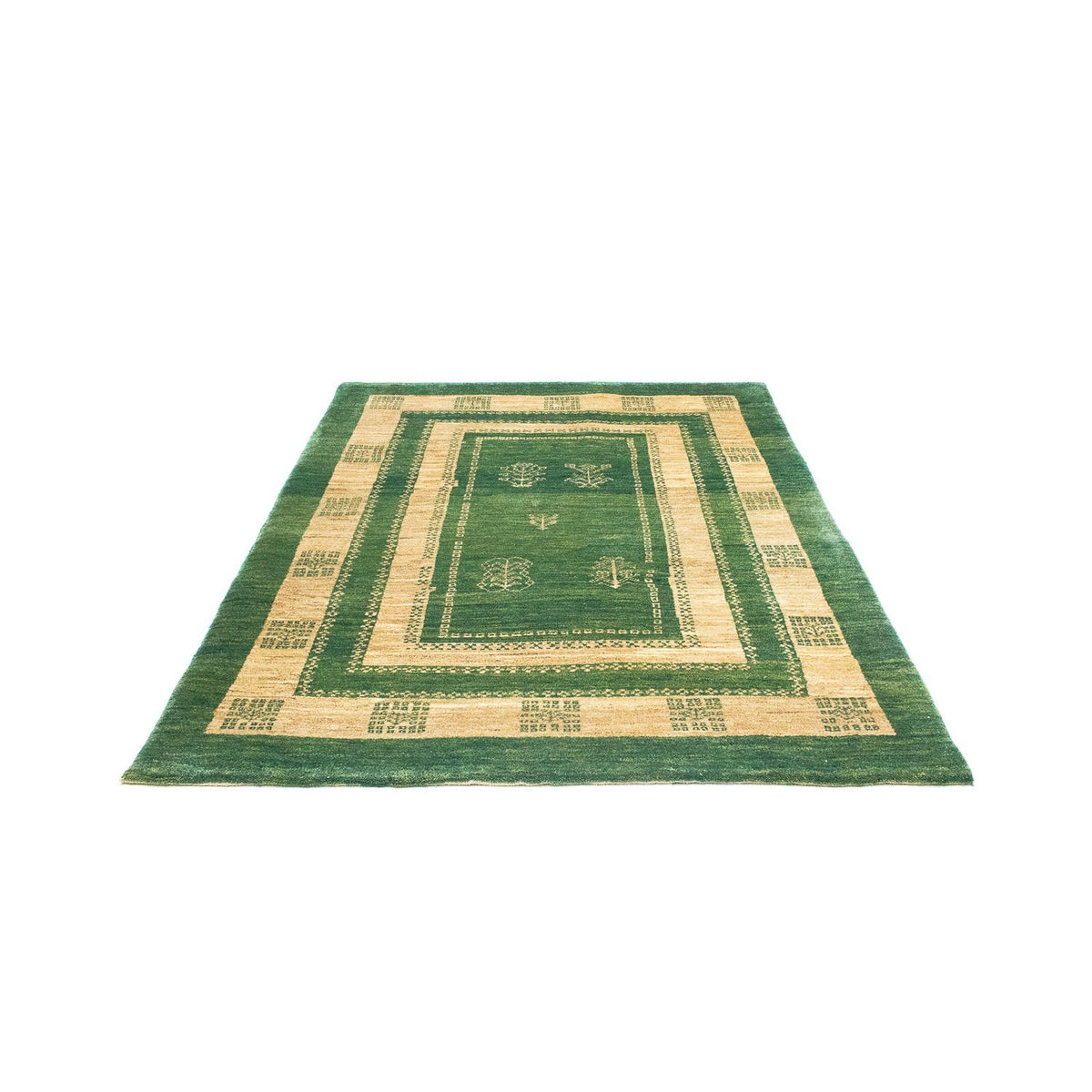 Alfombra Gabbeh - Persa - 188 x 151 cm - verde