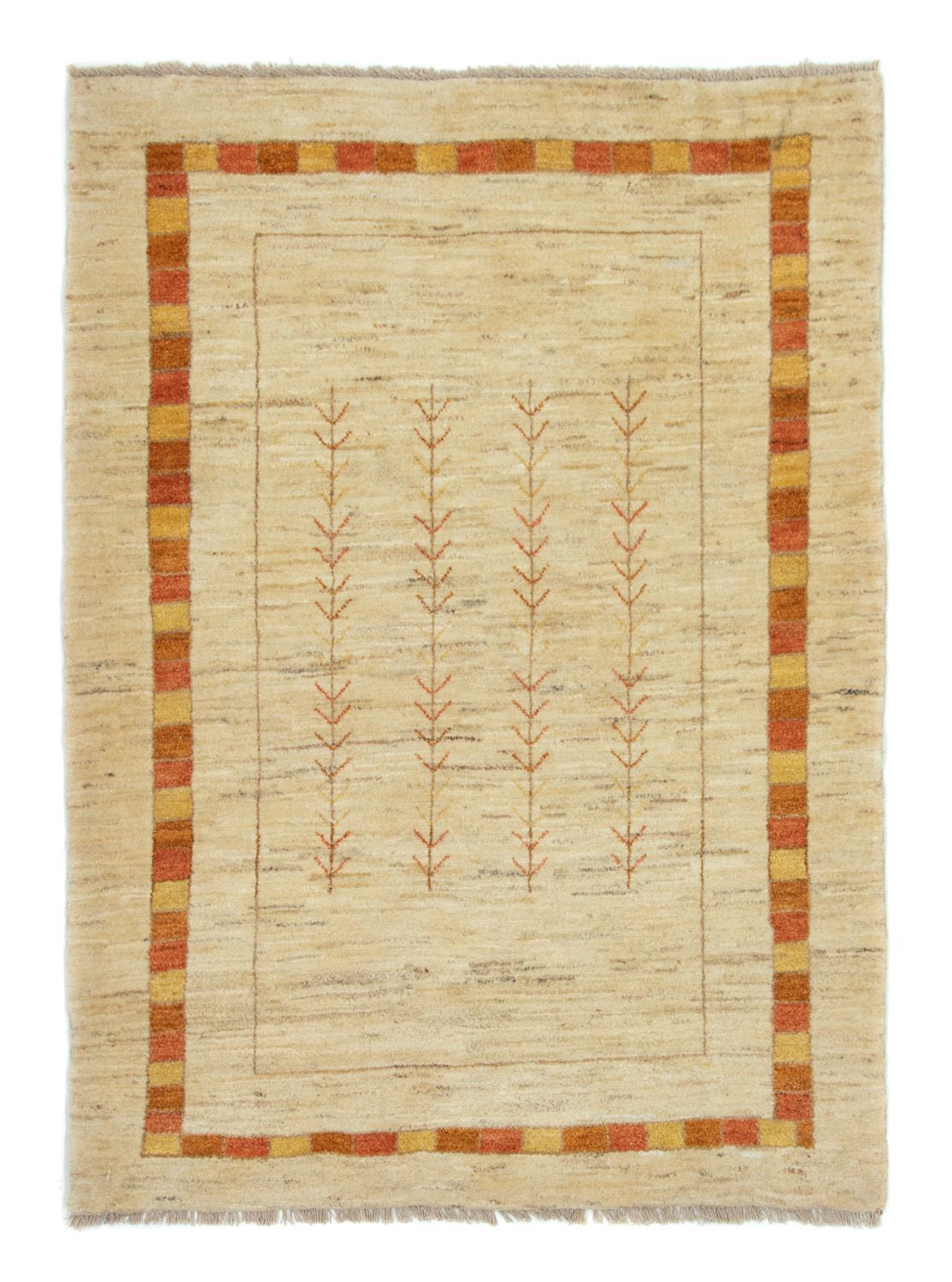 Alfombra Gabbeh - Loribaft Persa - 178 x 128 cm - beige