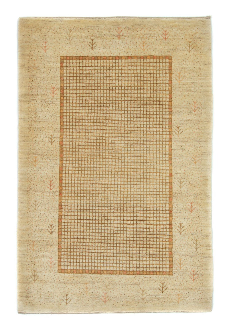 Alfombra Gabbeh - Loribaft Persa - 182 x 123 cm - beige