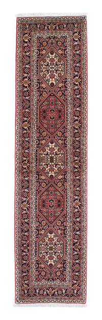 Alfombra de pasillo Alfombra persa - Bidjar - 257 x 82 cm - rojo claro