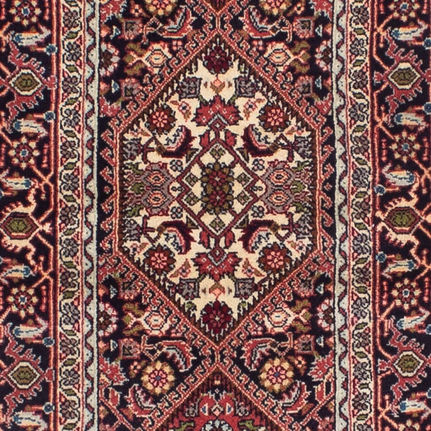 Alfombra de pasillo Alfombra persa - Bidjar - 257 x 82 cm - rojo claro