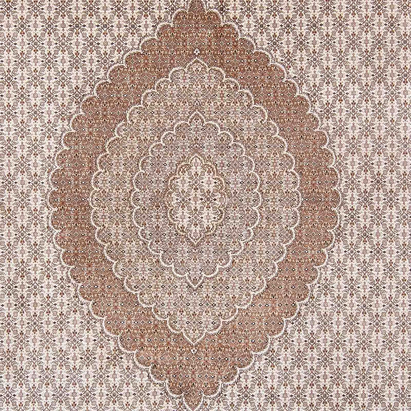 Alfombra persa - Tabriz - 355 x 248 cm - marrón claro