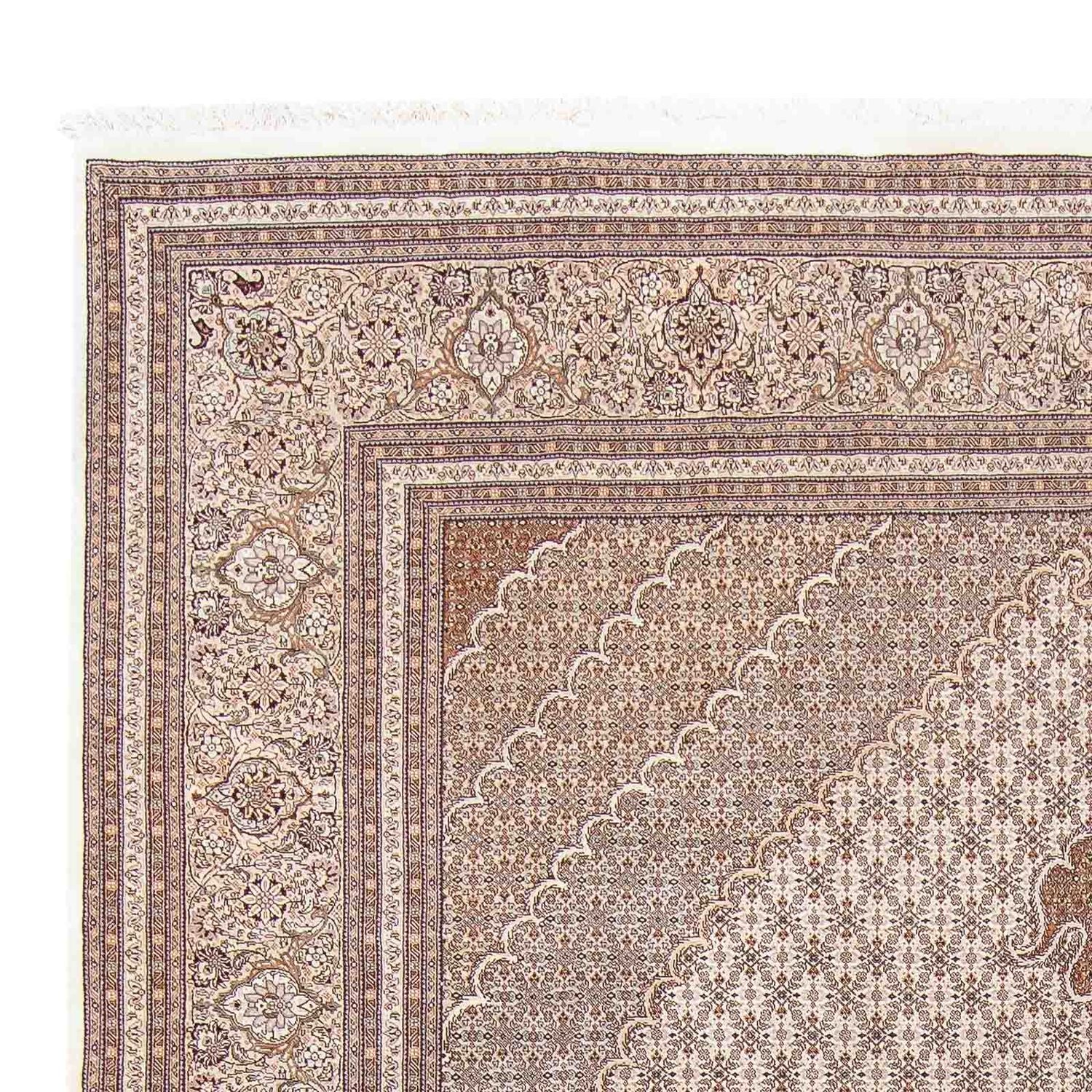Alfombra persa - Tabriz - 355 x 248 cm - marrón claro