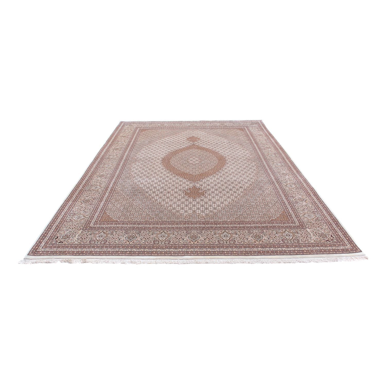 Alfombra persa - Tabriz - 355 x 248 cm - marrón claro