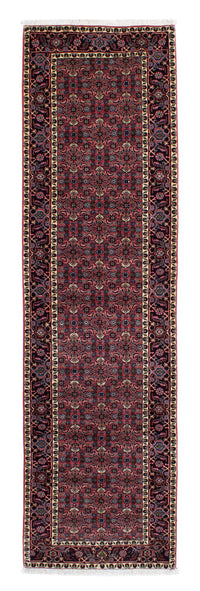 Alfombra de pasillo Alfombra persa - Bidjar - 294 x 84 cm - rojo oscuro
