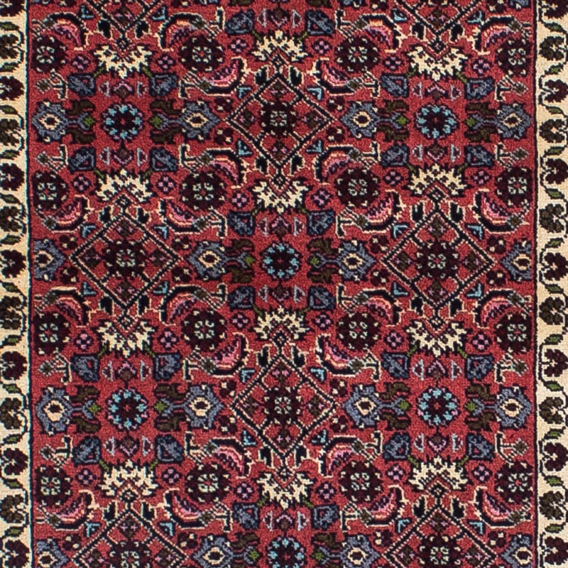 Alfombra de pasillo Alfombra persa - Bidjar - 294 x 84 cm - rojo oscuro