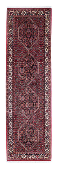 Alfombra de pasillo Alfombra persa - Bidjar - 264 x 72 cm - rojo