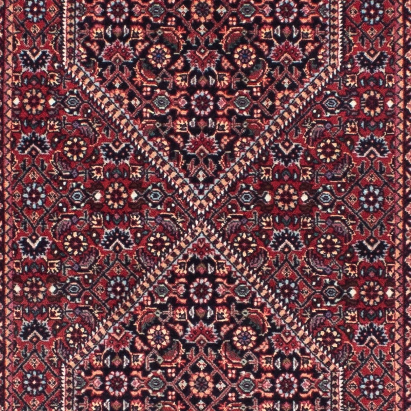 Alfombra de pasillo Alfombra persa - Bidjar - 264 x 72 cm - rojo