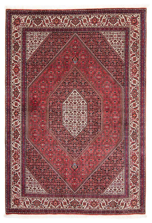 Alfombra persa - Bidjar - 245 x 170 cm - rojo