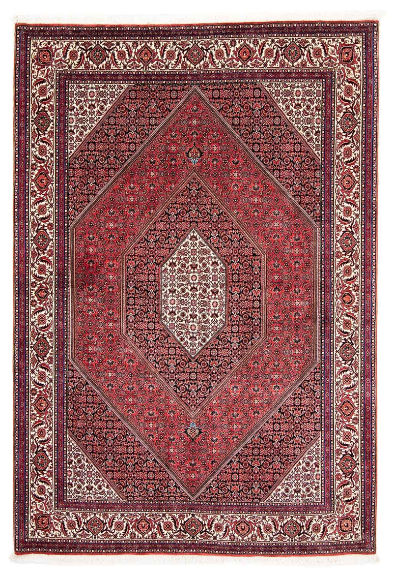 Alfombra persa - Bidjar - 245 x 170 cm - rojo