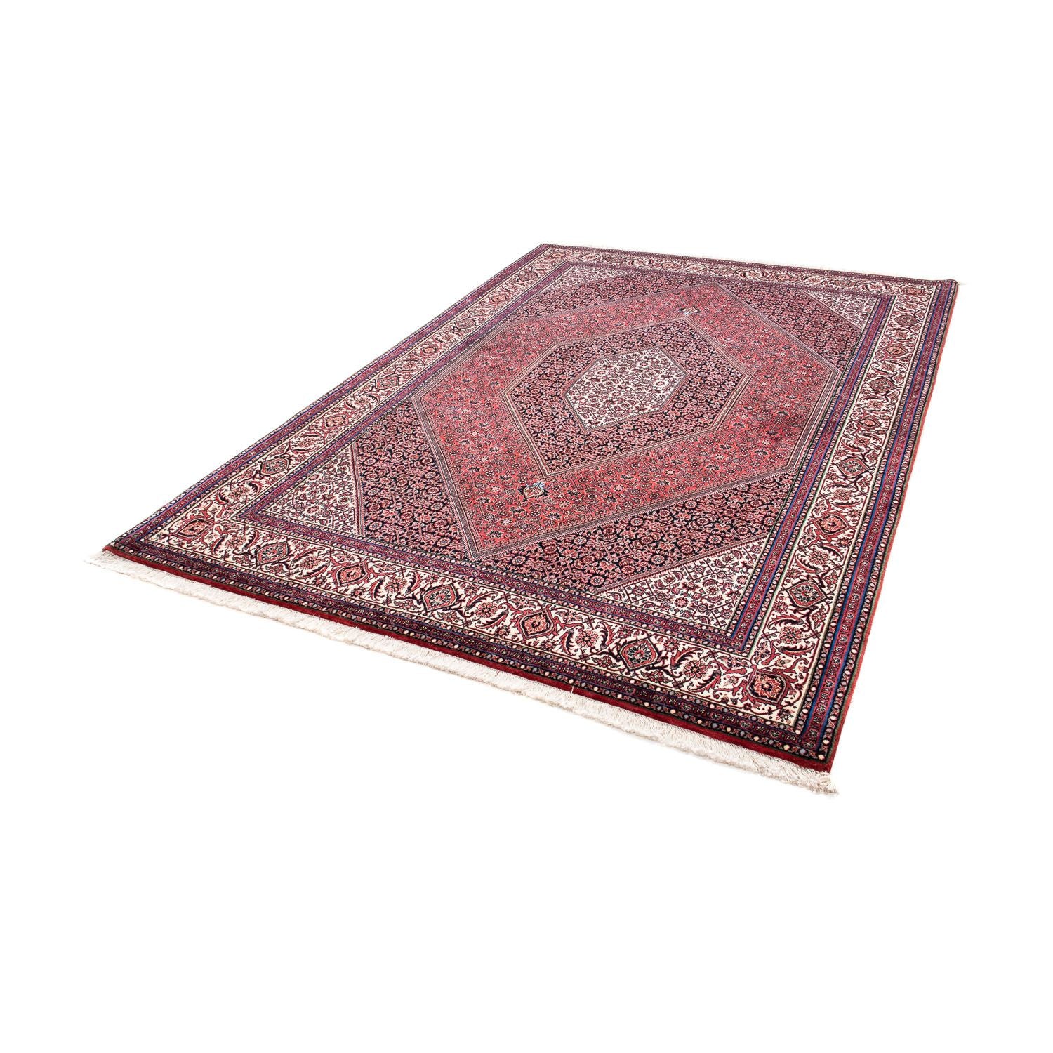 Alfombra persa - Bidjar - 245 x 170 cm - rojo