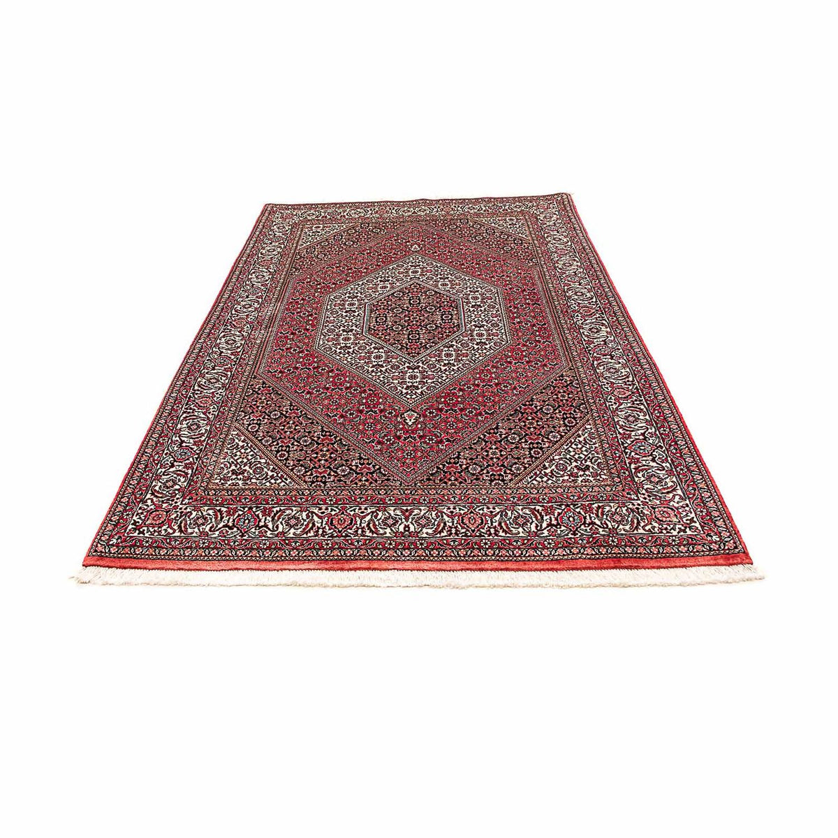 Alfombra persa - Bidjar - 217 x 140 cm - rojo claro