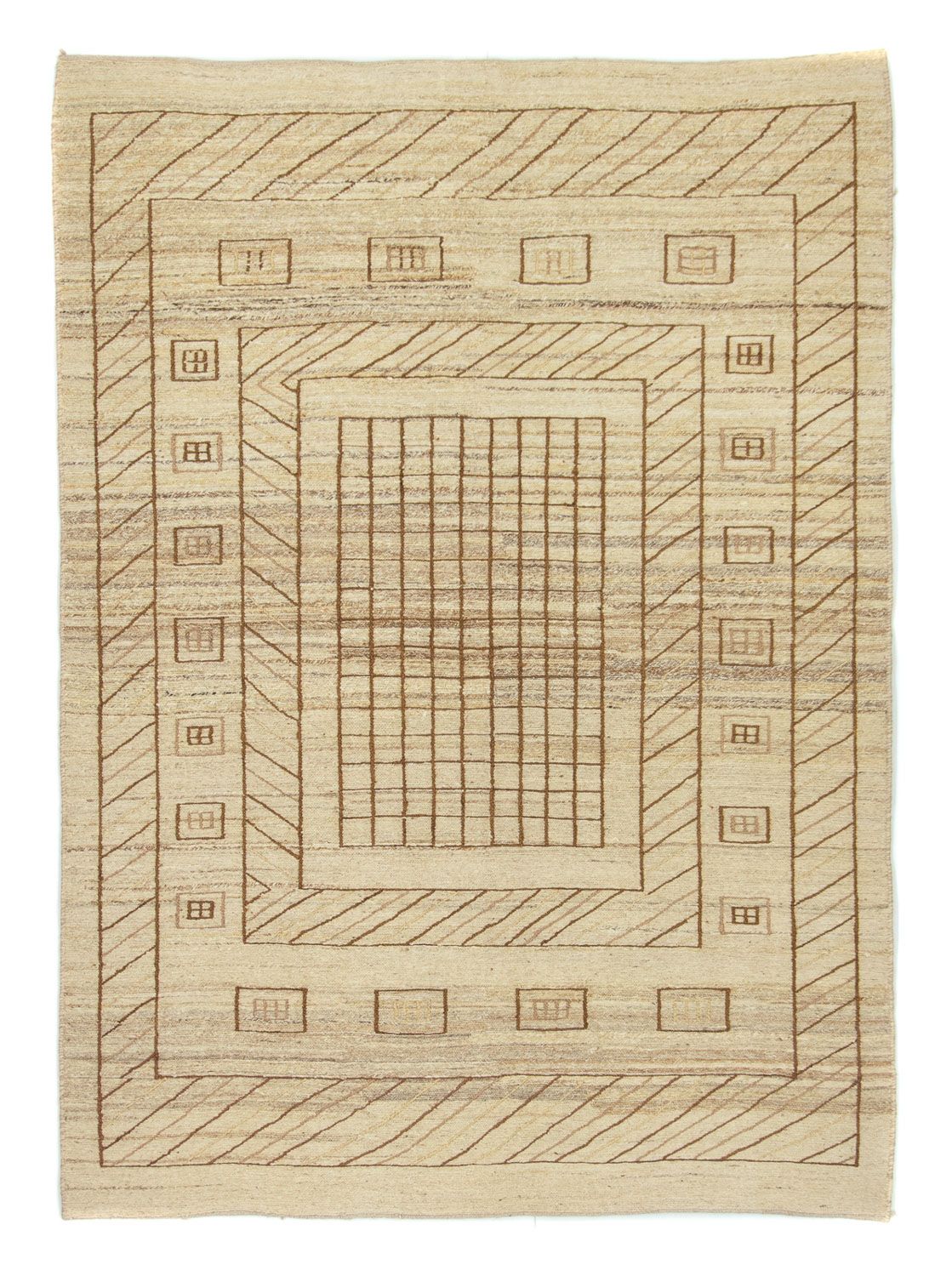 Alfombra Gabbeh - Persa - 198 x 141 cm - multicolor