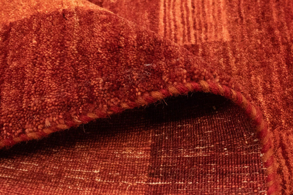 Alfombra Gabbeh - Persa - 191 x 120 cm - rojo oscuro