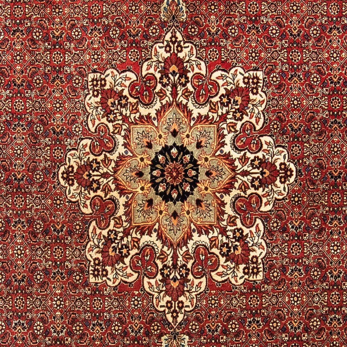 Alfombra persa - Bidjar - 232 x 170 cm - rojo oscuro