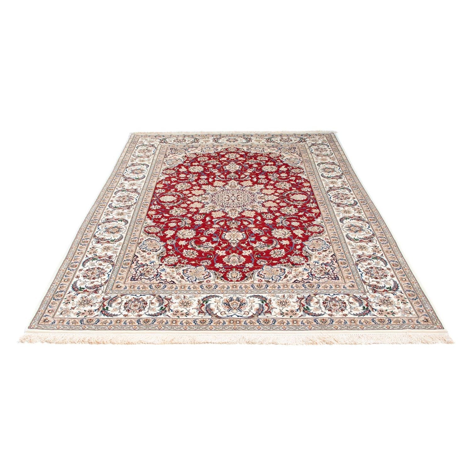 Alfombra Persa - Isfahan - Prima - 237 x 162 cm - rojo