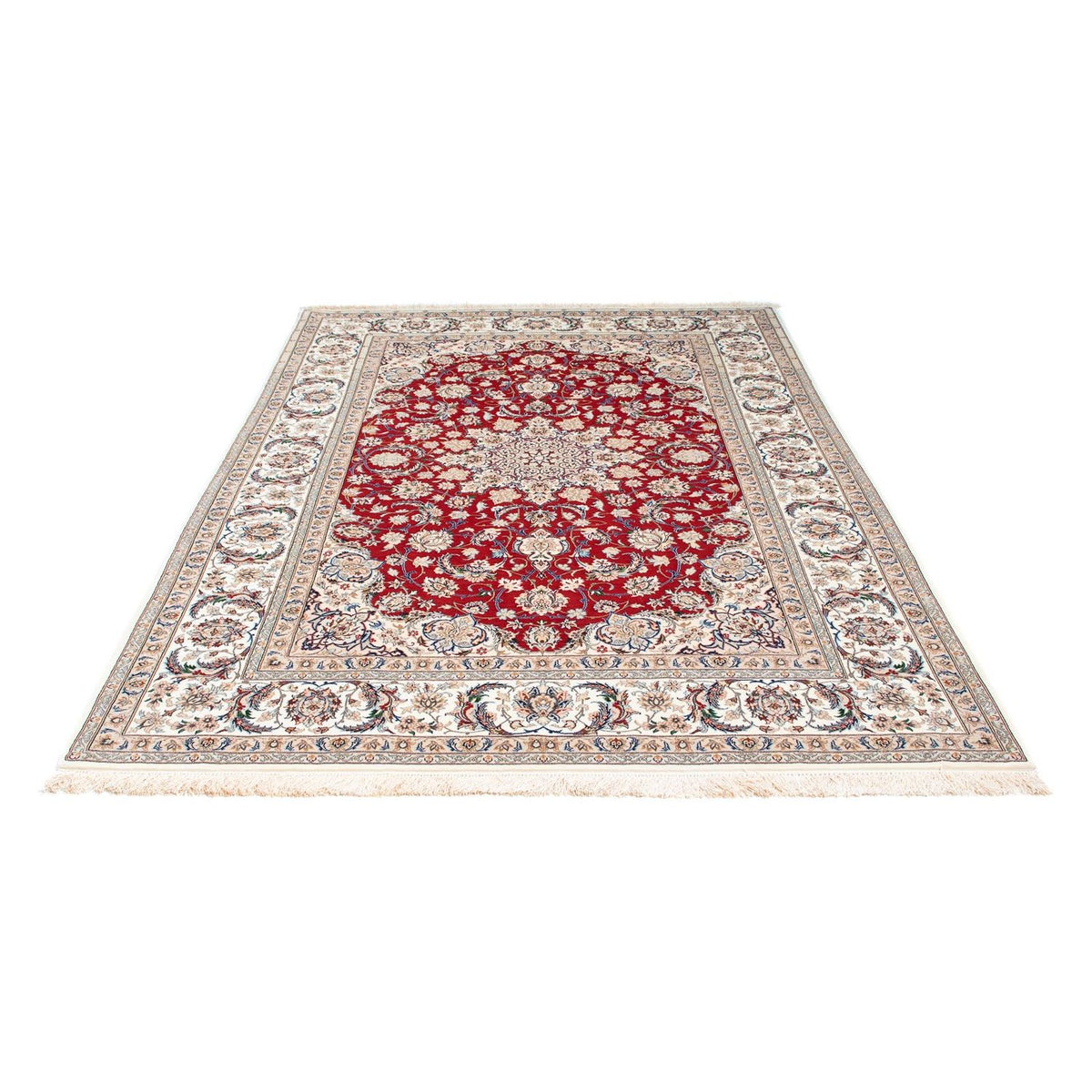 Alfombra Persa - Isfahan - Prima - 237 x 162 cm - rojo
