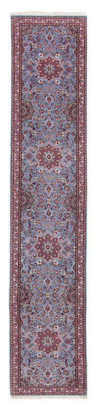 Alfombra de pasillo Alfombra Persa - Isfahan - Prima - 438 x 80 cm - púrpura