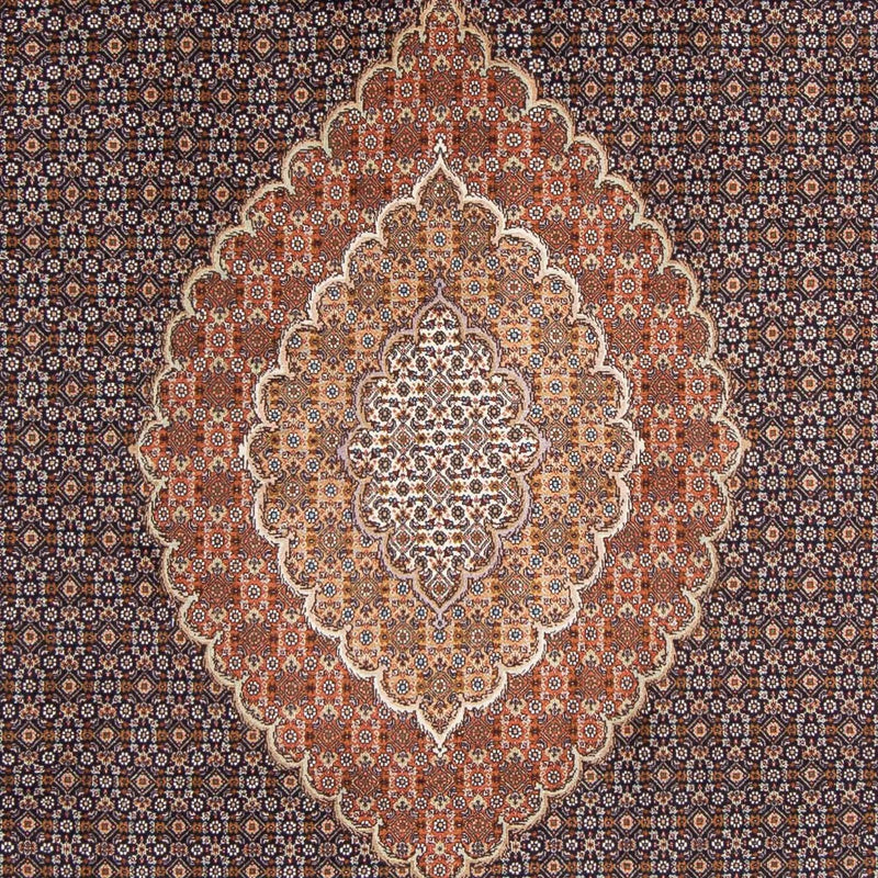 Alfombra persa - Tabriz - 303 x 202 cm - marrón oscuro