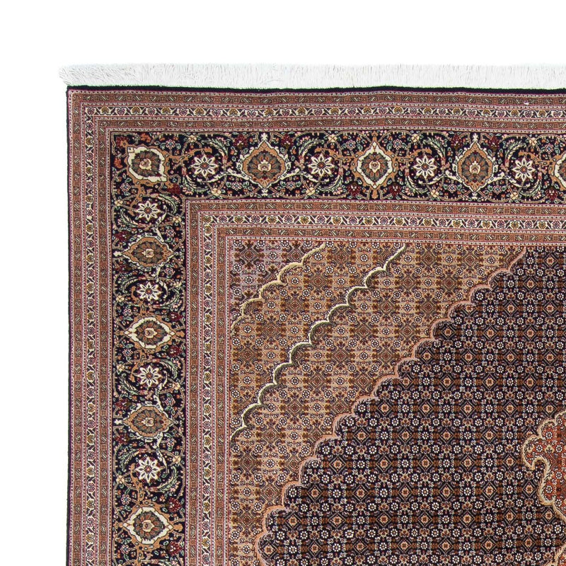 Alfombra persa - Tabriz - 303 x 202 cm - marrón oscuro