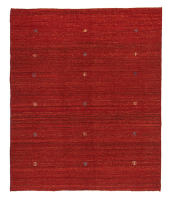 Alfombra Gabbeh - Persa - 189 x 152 cm - rojo