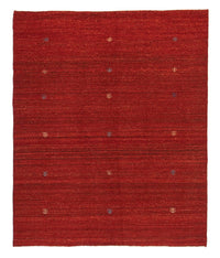 Alfombra Gabbeh - Persa - 189 x 152 cm - rojo